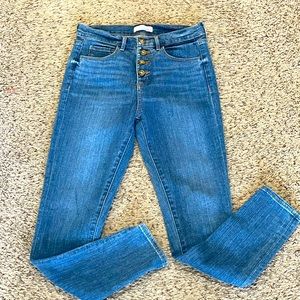 LOFT High-Waisted Skinny Jeans 👖